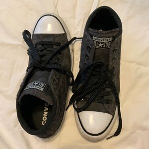 Women’s size 7 black and grey patterned sneakers